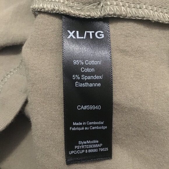 Paisley Sky Olive Green Cotton Maternity Tee - Picture 9 of 15